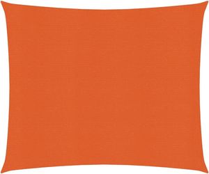 vidaXL Żagiel przeciwsłoneczny, 160 g/m, pomarańczowy, 2x2,5 m, HDPE 1