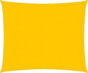 vidaXL Żagiel przeciwsłoneczny, 160 g/m, żółty, 2,5x3 m, HDPE 1
