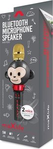 Mikrofon MaxLife  Mikrofon bluetooth z głośnikiem Maxlife Animal MX-100 czarny 2