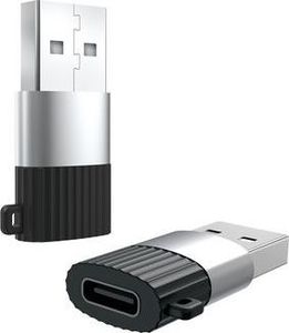 Adapter USB XO NB149-E USB-C - USB Czarny  (8_2256897) 1