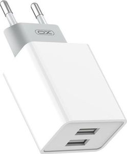 Ładowarka XO L65 2x USB-A 2.4 A (CHARGE L65 2x USB 2,4A WHITE) 1