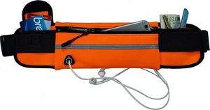 Hurtel Pas do biegania saszetka nerka na bidon etui na telefon z wyjściem na słuchawki niebieski 5