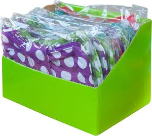 Piórnik Piórnik-saszetka MEMORIS Pretty Bow, kokardka, na suwak i rzep, mix kolorów 2