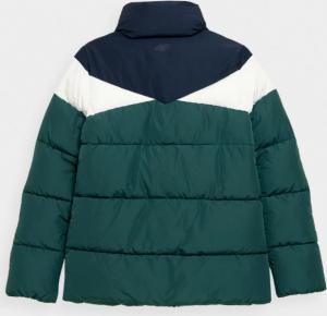 4f Kurtka damska H4Z21-KUDP007 CIEMNA ZIELEŃ r. S 2