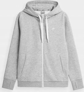 4f Bluza damska NOSH4-BLD353 CHŁODNY JASNY SZARY MELANŻ r. XL 2