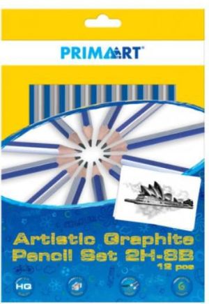 Starpak Ołówki PRIMA ART zestaw 8B-2H 12szt (316751) 1