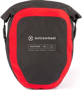 Extrawheel Sakwy tylne Extrawheel Wayfarer black/red 50 L Polyester 2