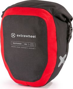 Extrawheel Sakwy tylne Extrawheel Wayfarer black/red 50 L Polyester 3