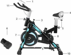 Rower stacjonarny Malatec Rowerek indoor cycling 11