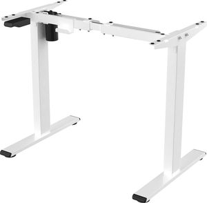Biurko Spacetronik Moris Flex Brązowo-Białe 130 cm x 65 cm 5