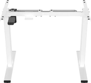 Biurko Spacetronik Moris Flex Brązowo-Białe 130 cm x 65 cm 6