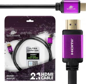Kabel Spacetronik HDMI - HDMI 3m czarny (KH21_SPR030) 5