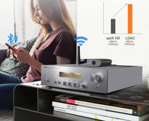 System przekazu sygnału AV 1Mii Konwerter dźwięku DAC z BT DS200 Pro 8