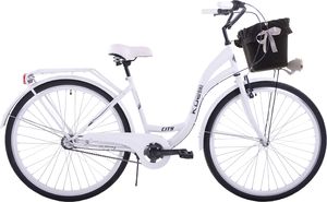 Kozbike (K25) Rower miejski damski 28 biały 1
