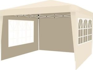 Malatec Pawilon ogrodowy składany 3 ścianki 3x3m beż P1289 9