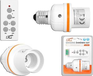 LTC Gniazdo Żarówki E27 Sterowane Pilotem. | C11-3 4