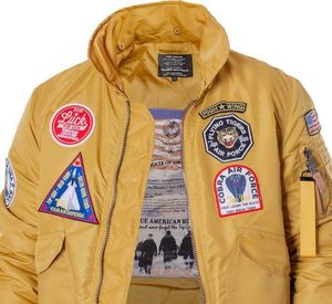 Kurtka męska Mil-Tec Top Gun Flying Tiger żółta r. L 5