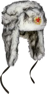 Mil-Tec Mil-Tec Czapka Uszatka Radziecka Shapka Biała XL 5
