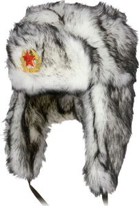 Mil-Tec Mil-Tec Czapka Uszatka Radziecka Shapka Biała XXL 1