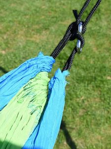 Cattara Hamak NYLON 275x137 cm zielono-niebieski 3