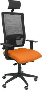 Krzesło biurowe Piqueras y Crespo Horna z zagłówkiem Pomarańczowe 1