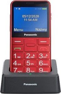 Telefon komórkowy Panasonic KX-TU155 Dual SIM Czerwony 1
