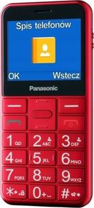 Telefon komórkowy Panasonic KX-TU155 Dual SIM Czerwony 4