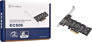 Kontroler SilverStone PCIe 3.0 x4 - 6x SATA III (SST-ECS06) 1