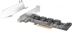 Kontroler SilverStone PCIe 3.0 x4 - 6x SATA III (SST-ECS06) 3