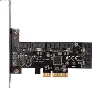 Kontroler SilverStone PCIe 3.0 x4 - 6x SATA III (SST-ECS06) 4