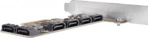 Kontroler SilverStone PCIe 3.0 x4 - 6x SATA III (SST-ECS06) 8