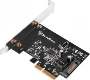 Kontroler SilverStone PCIe 3.0 x4 - 20-pin USB 3.2 Gen 2 (SST-ECU02-E) 3
