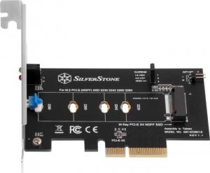 Kontroler SilverStone PCIe 3.0 x4 - M.2 PCIe M-key (SST-ECM21-E) 3