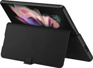 Samsung Leather Flip Cover do Galaxy Z Fold 3 black 4