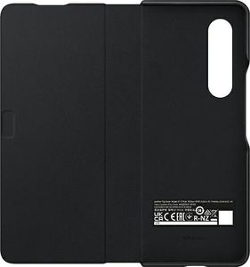Samsung Leather Flip Cover do Galaxy Z Fold 3 black 6