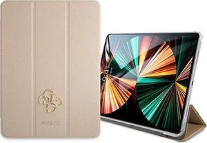 Etui na tablet Guess Etui Guess GUIC11PUSASGO Apple iPad Pro 11 2021 (3. generacji) Book Cover złoty/gold Saffiano Collection 2