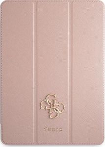 Etui na tablet Guess Etui GUIC12PUSASPI Apple iPad Pro 12.9 2021 (5. generacji) Book Cover różowy/pink Saffiano Collection 2