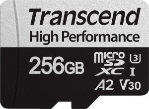 Karta Transcend 340S MicroSDXC 256 GB Class 10 UHS-I/U3 A2 V30 (TS256GUSD340S) 1
