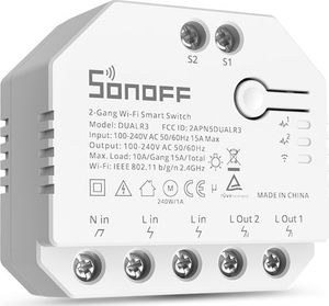 Sonoff Inteligentny Przełącznik Wifi Sonoff Dual R3 Sonoff 5