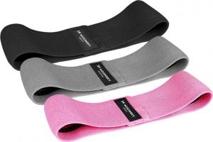 Wozinsky Hip Band WFB-01 różne poziomy oporu w zestawie wielokolorowy 3 szt. 2