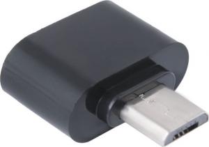 Adapter USB microUSB - USB Czarny 1