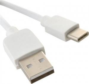 Kabel USB USB-A - USB-C 1 m Biały 1