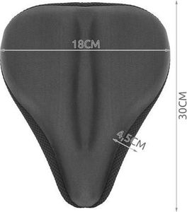 Nakładka Żelowa na Siodełko Rowerowe 28x18.5x3 cm 14