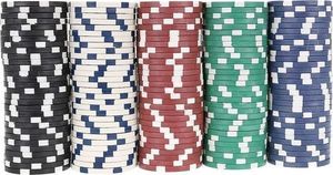 Poker Zestaw do Pokera 300 Żetonów Texas Walizka 7