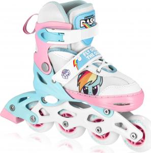 Rolki Spokey My Little Pony Candy rekreacyjne regulowane białe r. 33-37 2