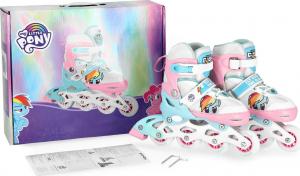 Rolki Spokey My Little Pony Candy rekreacyjne regulowane białe r. 33-37 6