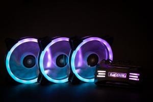 Wentylator 1stCOOL AURA EVO 2 ARGB 3-pack + Hub + Pilot (KIT-AURA-EVO-2) 7