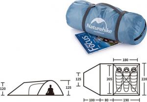 Namiot turystyczny Naturehike Knight 3 2