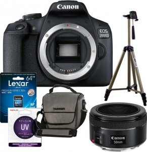 Lustrzanka Canon Canon EOS 2000D zrcadlovka + 18-55 IS + 50 1.8 S (2728C022) - 435256 15