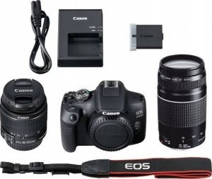 Lustrzanka Canon Canon EOS 2000D zrcadlovka + 18-55 DC III + 75-300 (2728C051) - 435576 7